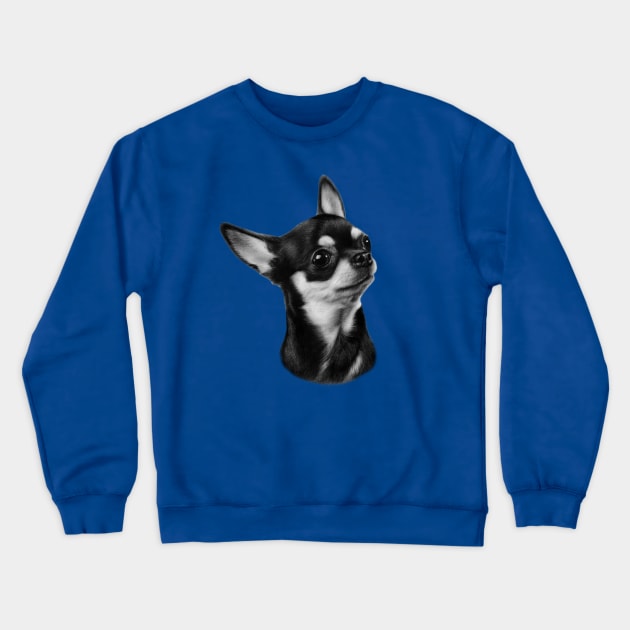 Chihuahua Crewneck Sweatshirt by animalpaintings